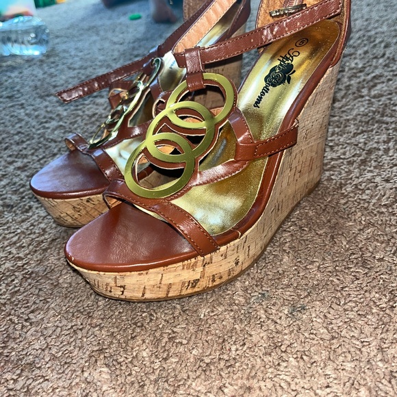 Apple Bottom brown wedges - Picture 4 of 4